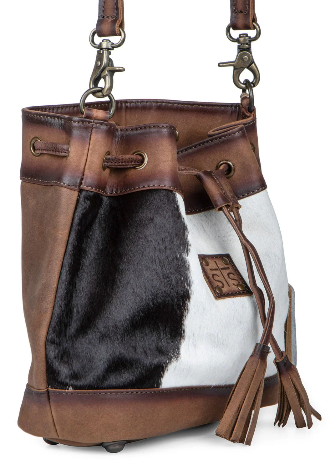 STS Cowhide Bucket Bag - Image 5