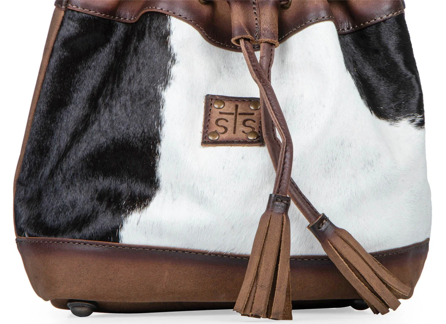 STS Cowhide Bucket Bag - Image 6