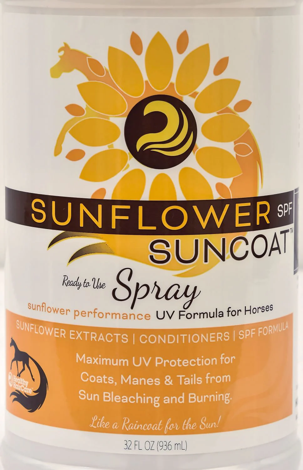 Sunflower Suncoat SPF Spray for Horses, 32 oz - Image 2