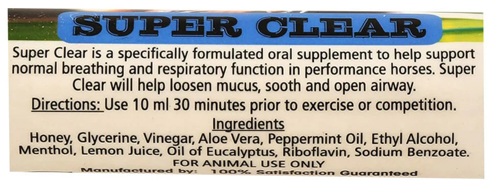 Super Clear Paste Horse Supplement, 15 mL - Image 2