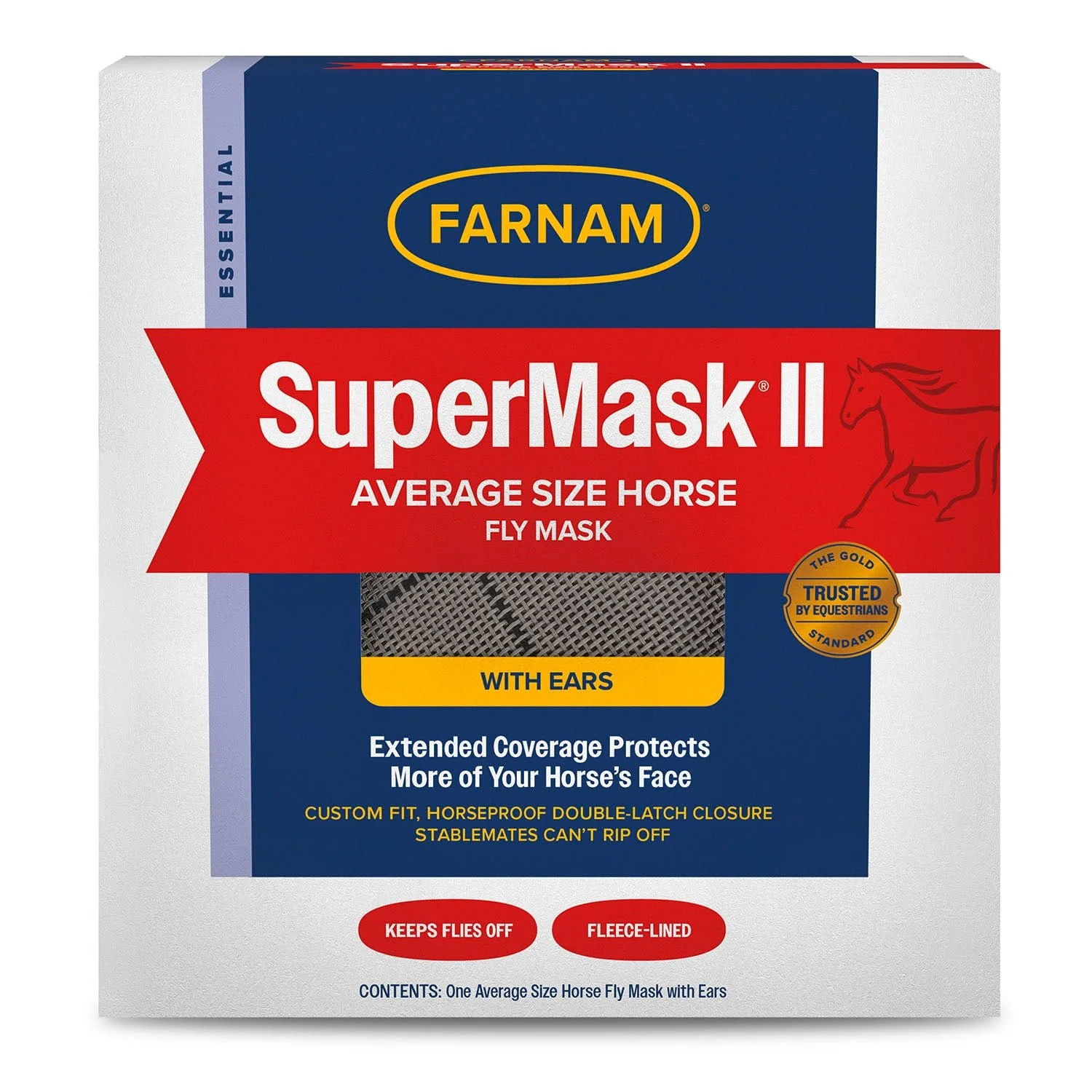 Farnam SuperMask II Classic Horse Fly Mask with Ears - Image 14