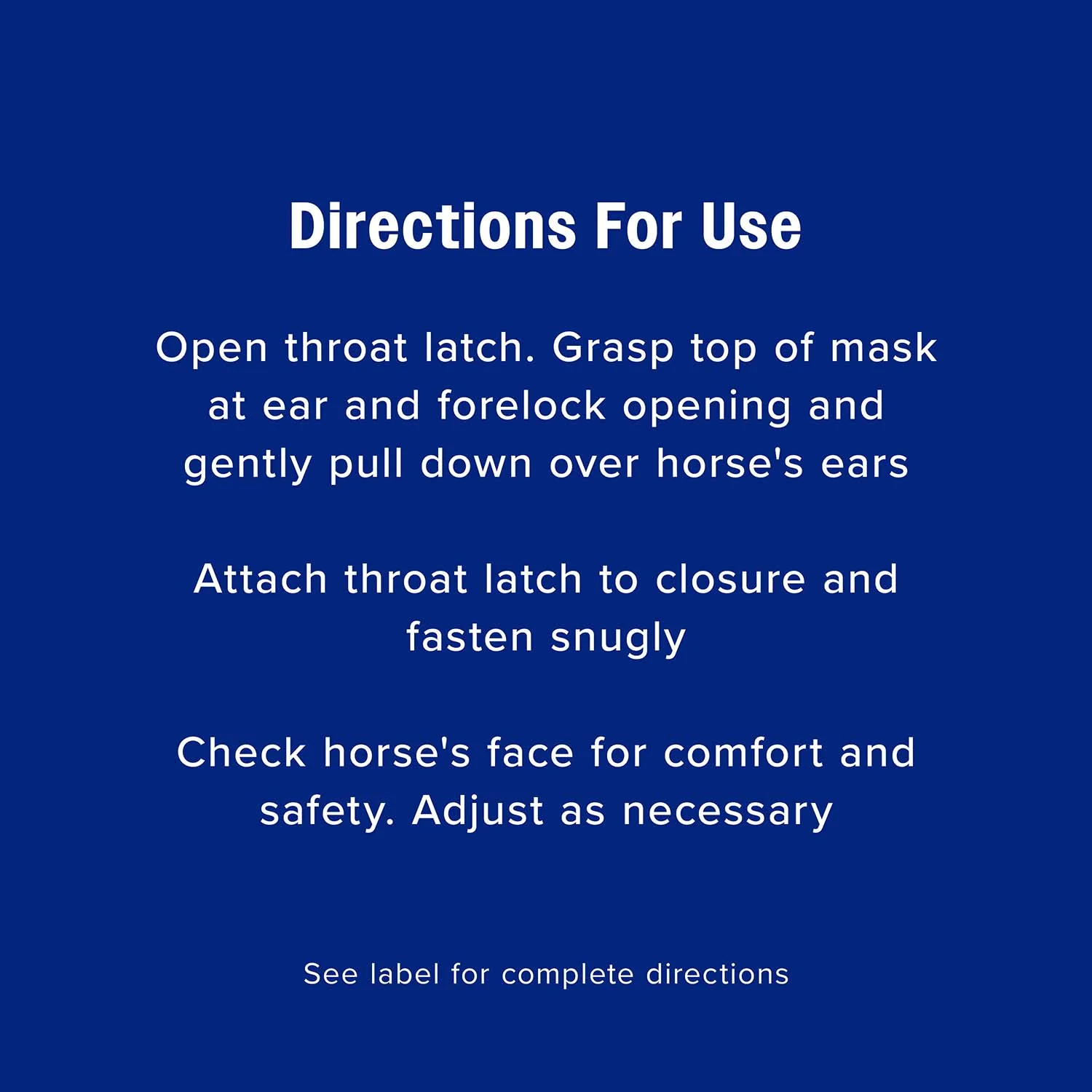 Farnam SuperMask II Horse Fly Mask without Ears - Image 7