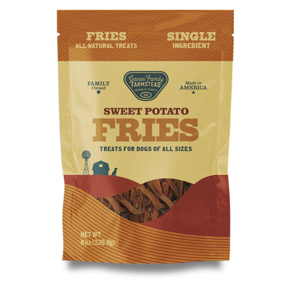 All Natural Sweet Potato Fries for Dogs – Single Ingredient, Made in USA Treats - Image 2