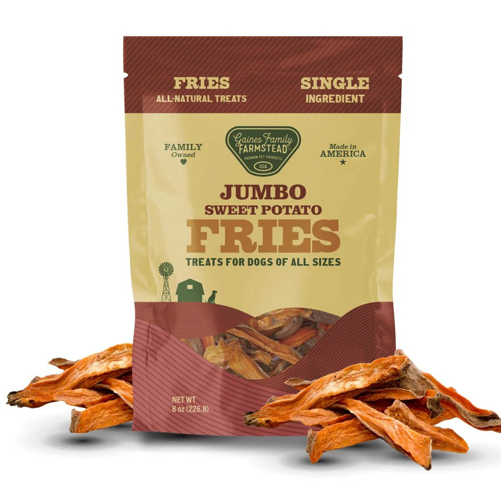 All Natural Sweet Potato Fries for Dogs – Single Ingredient, Made in USA Treats - Image 7