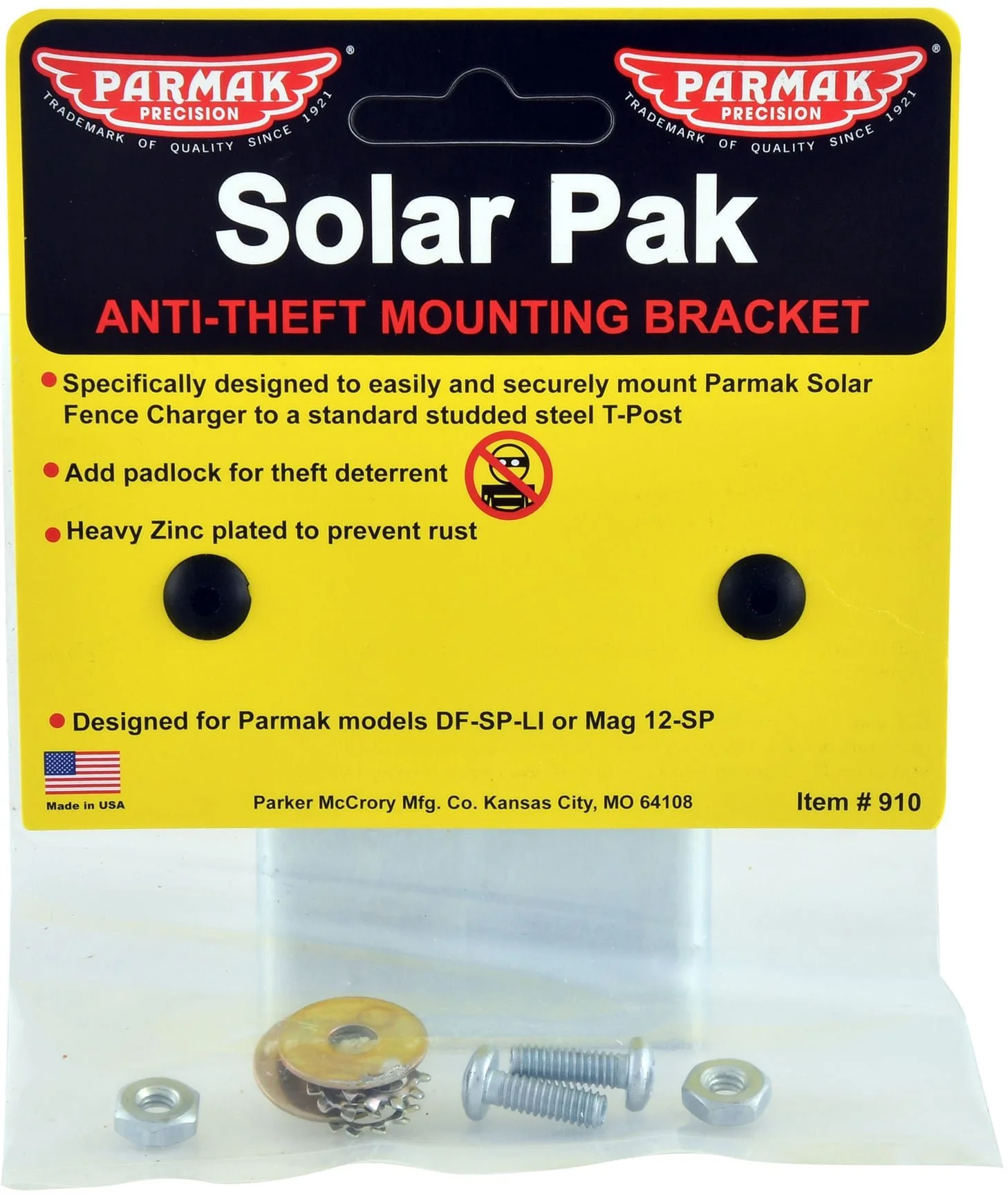 T-Post Solar Pak Mounting Bracket - Image 2