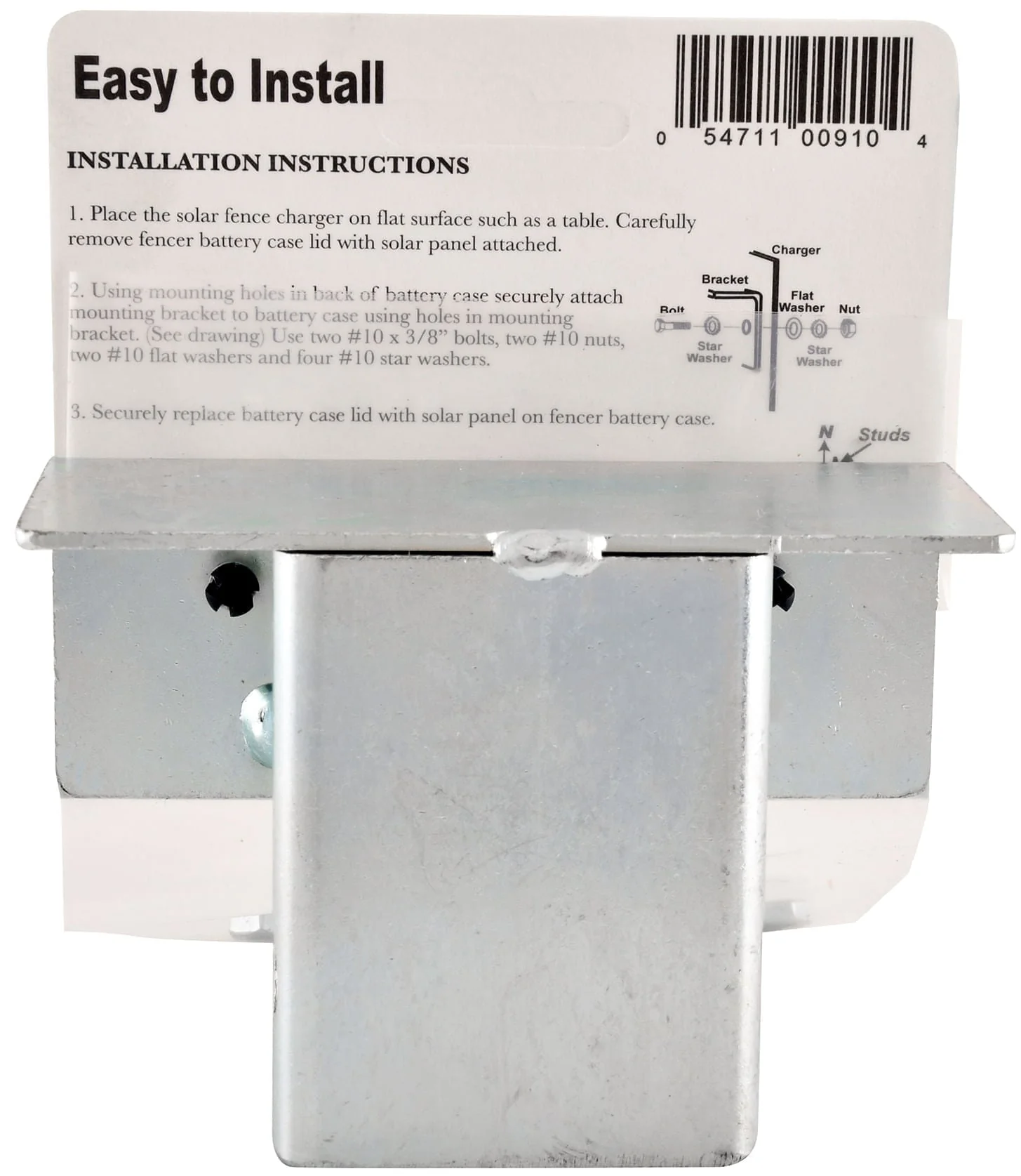 T-Post Solar Pak Mounting Bracket - Image 3