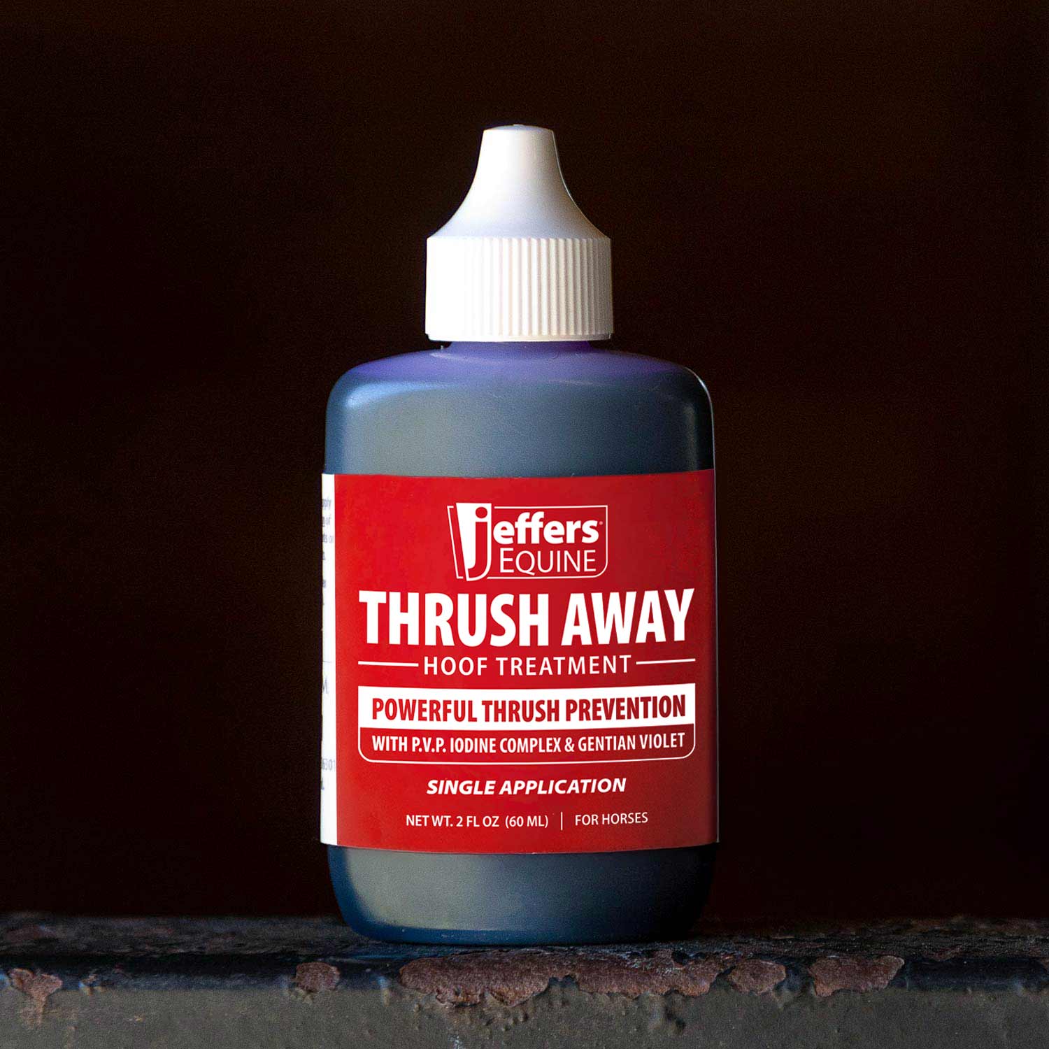 Jeffers Thrush Away Hoof Treatment for Thrush in Horses, 2 oz - Image 2