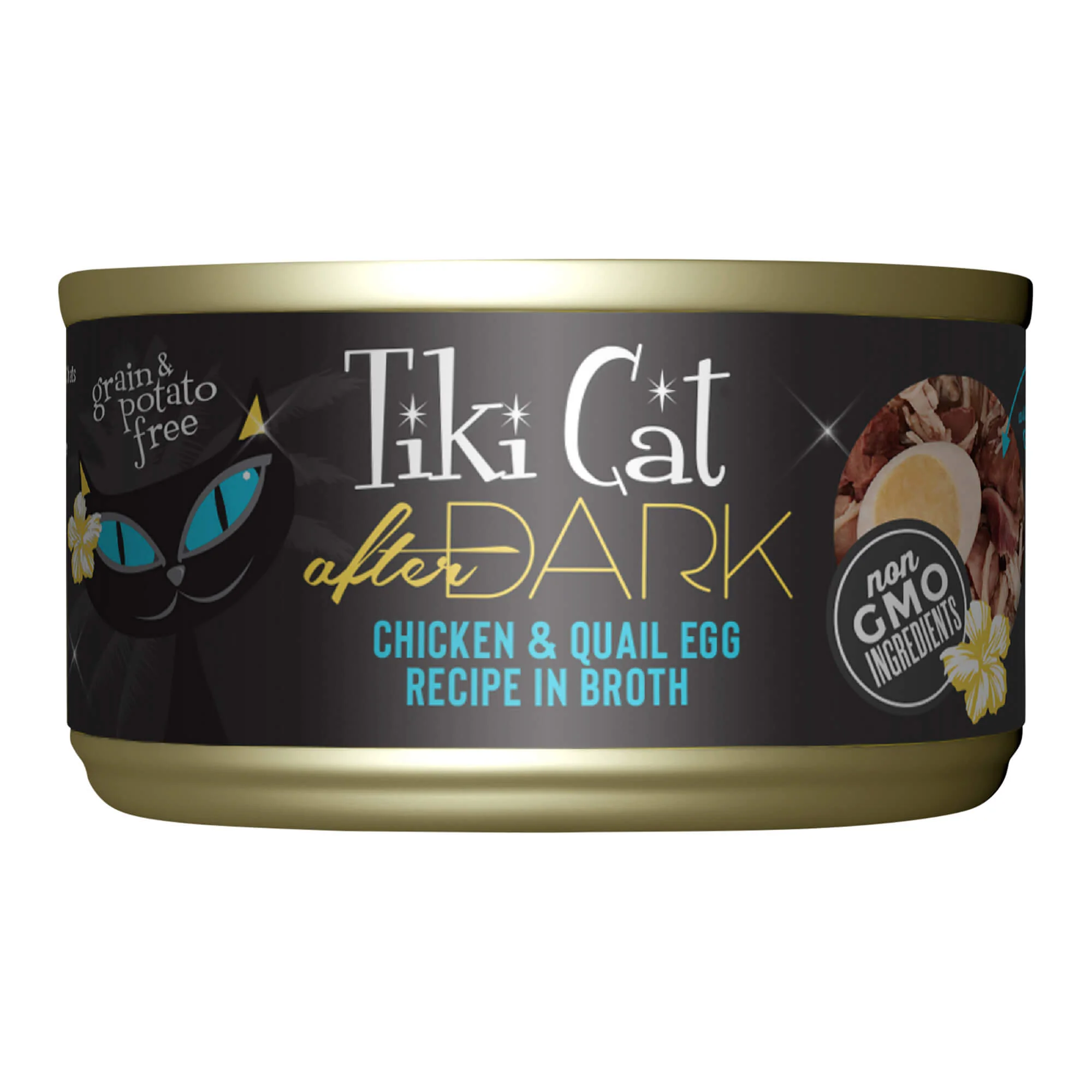 Tiki Cat After Dark Wet Cat Food – High Protein, Grain-Free Chicken Recipes