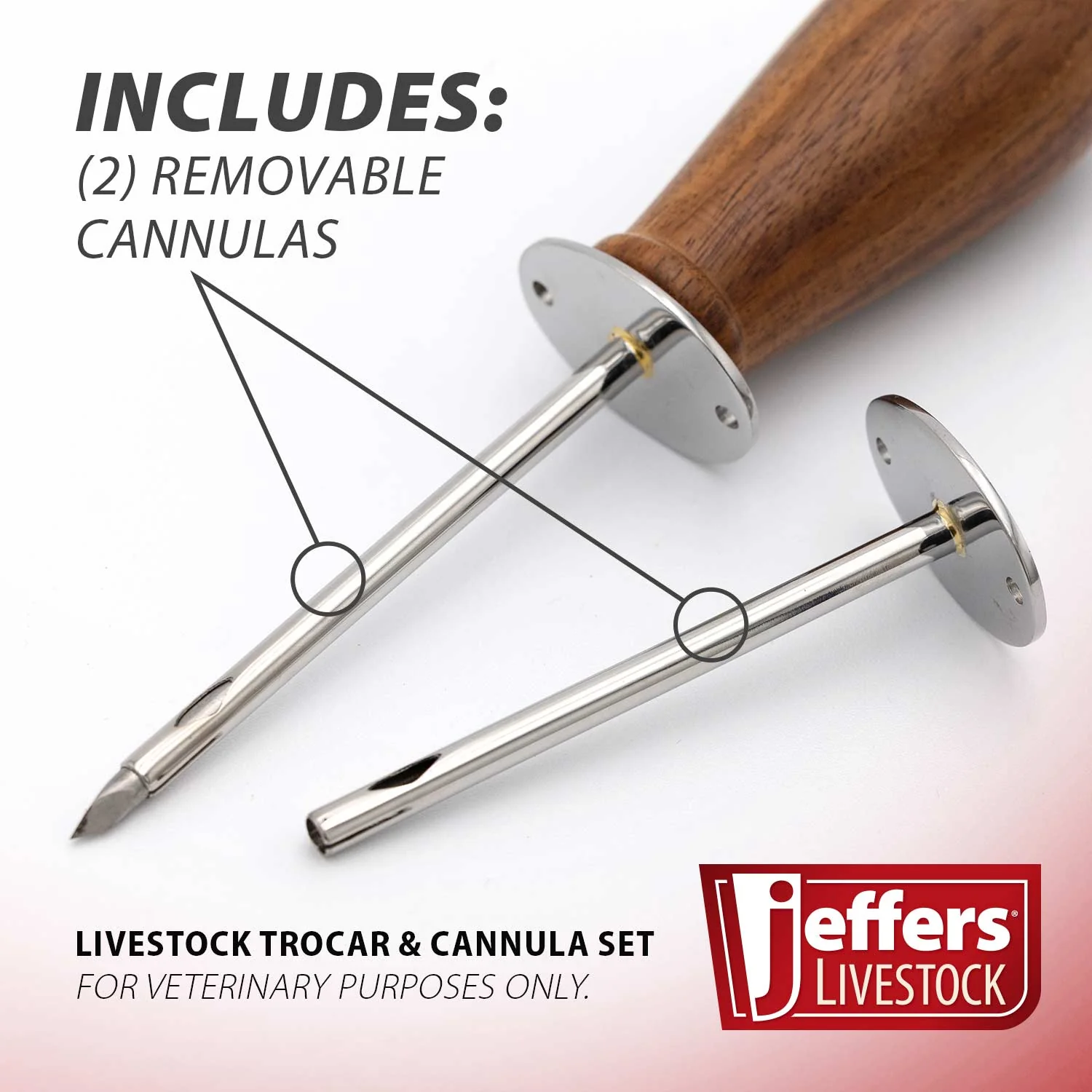 Jeffers Livestock Trocar and Cannula Veterinary Instrument - Image 4
