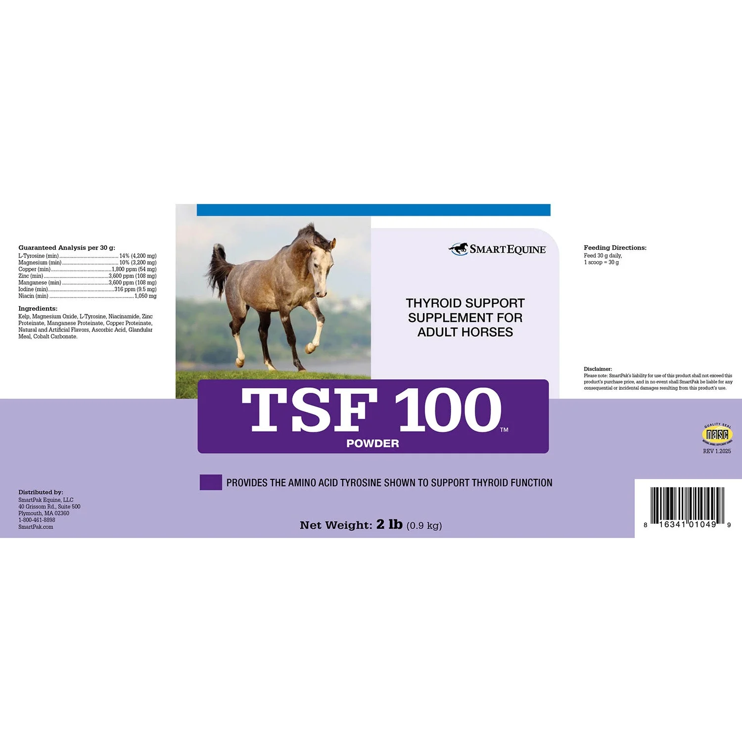 TSF 100, Thyroid Support Supplement for Horses, Powder - Image 2