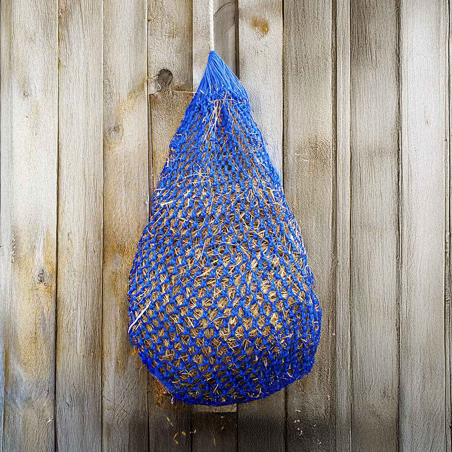 Jeffers Ultra Slow Feed 1" x 1" Nylon Hay Net for Horses, Royal Blue - Image 5