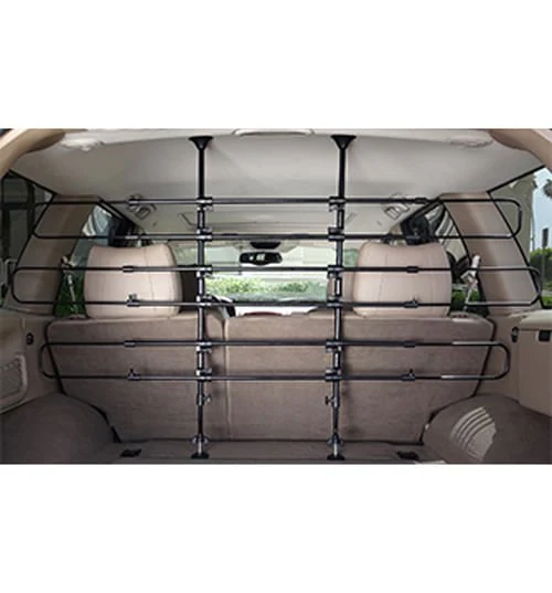 Universal 6-Bar Vehicle Pet Barrier, Black - Image 4