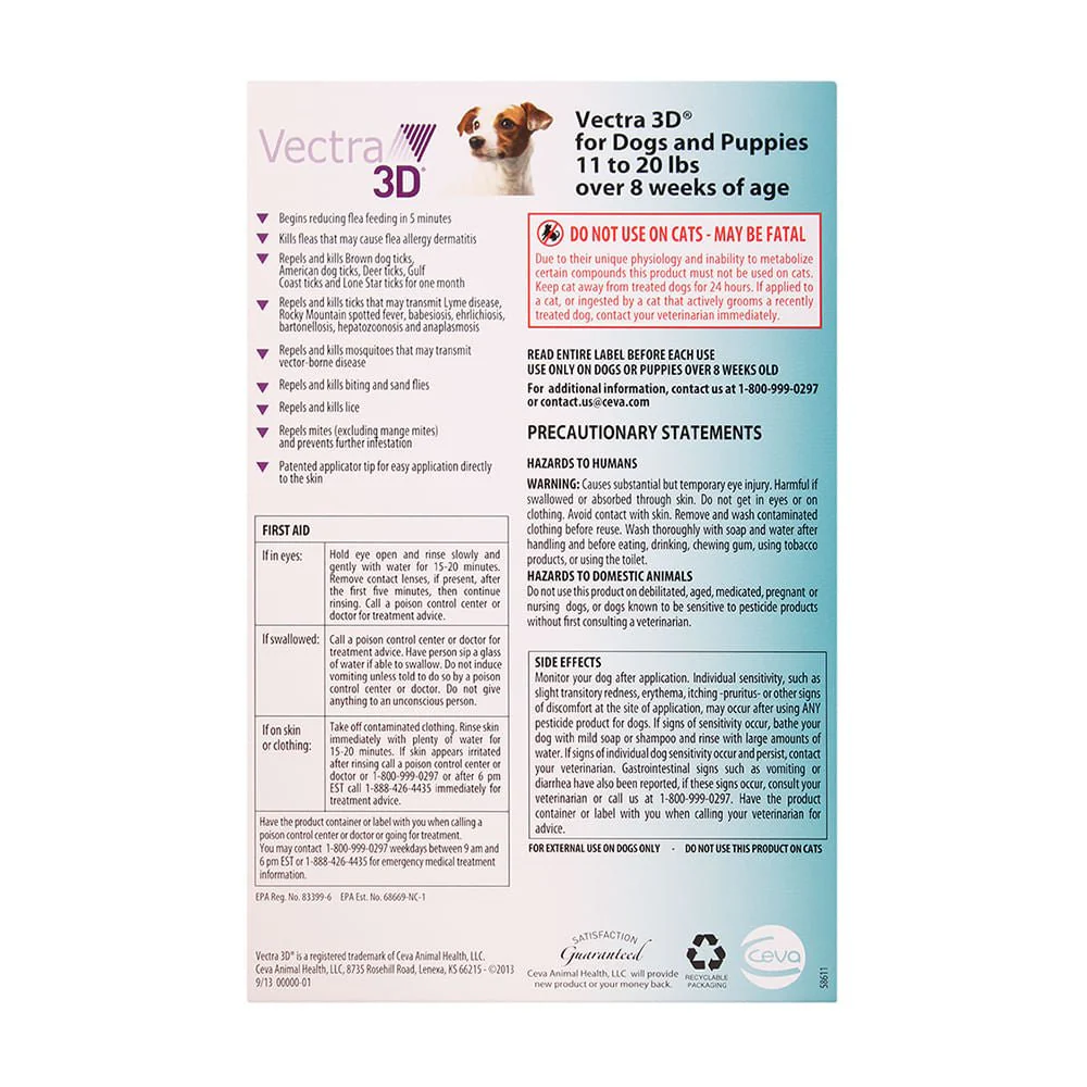 Vectra 3D Flea & Tick Spot Treatment for Dogs - Image 6