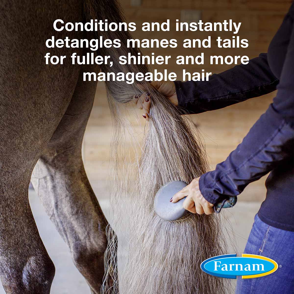 Vetrolin Detangler & Conditioner for Horse Manes & Tails, 12 oz - Image 3