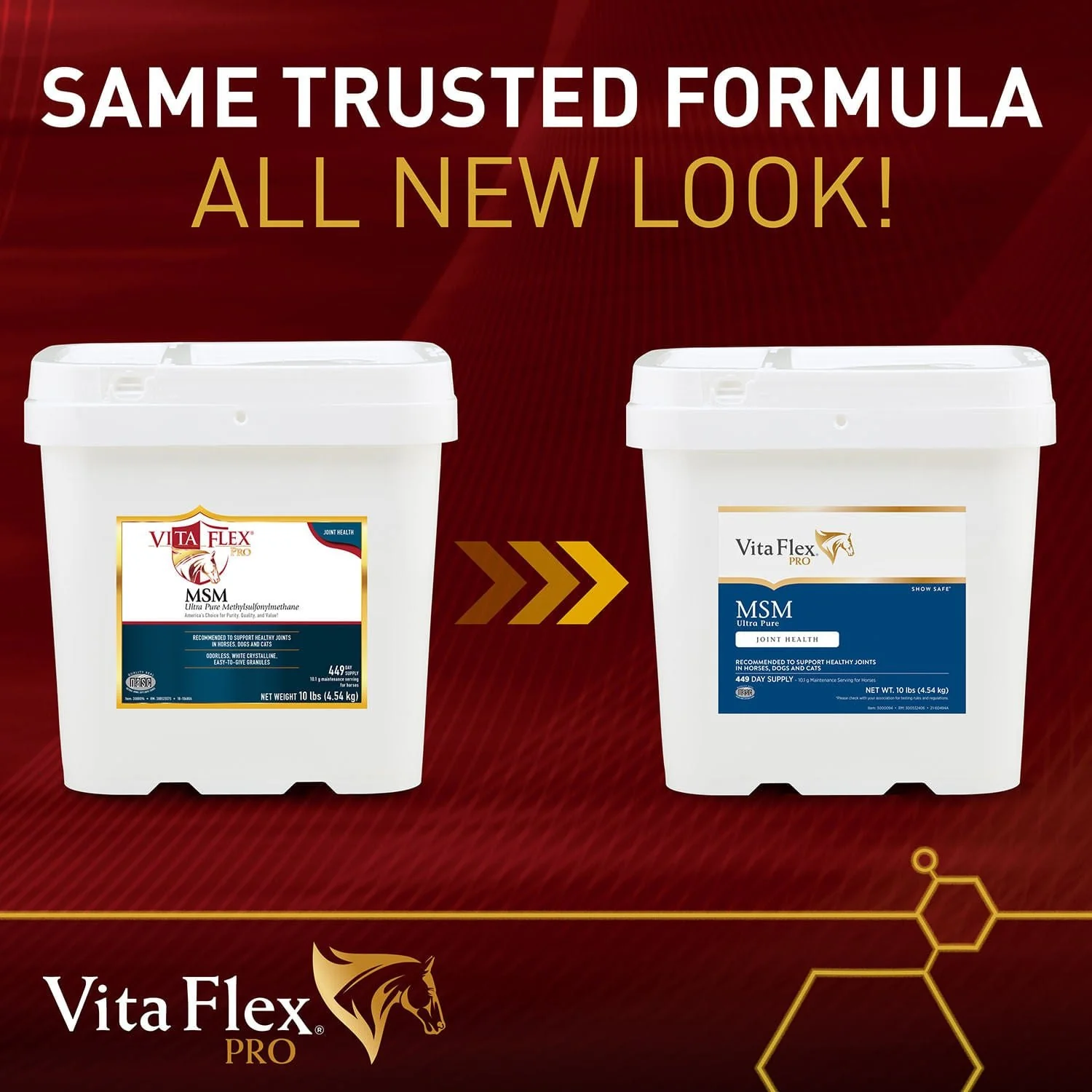 Vita Flex Pro MSM Quality Joint Supplement for Horses, Dogs and Cats - Image 3