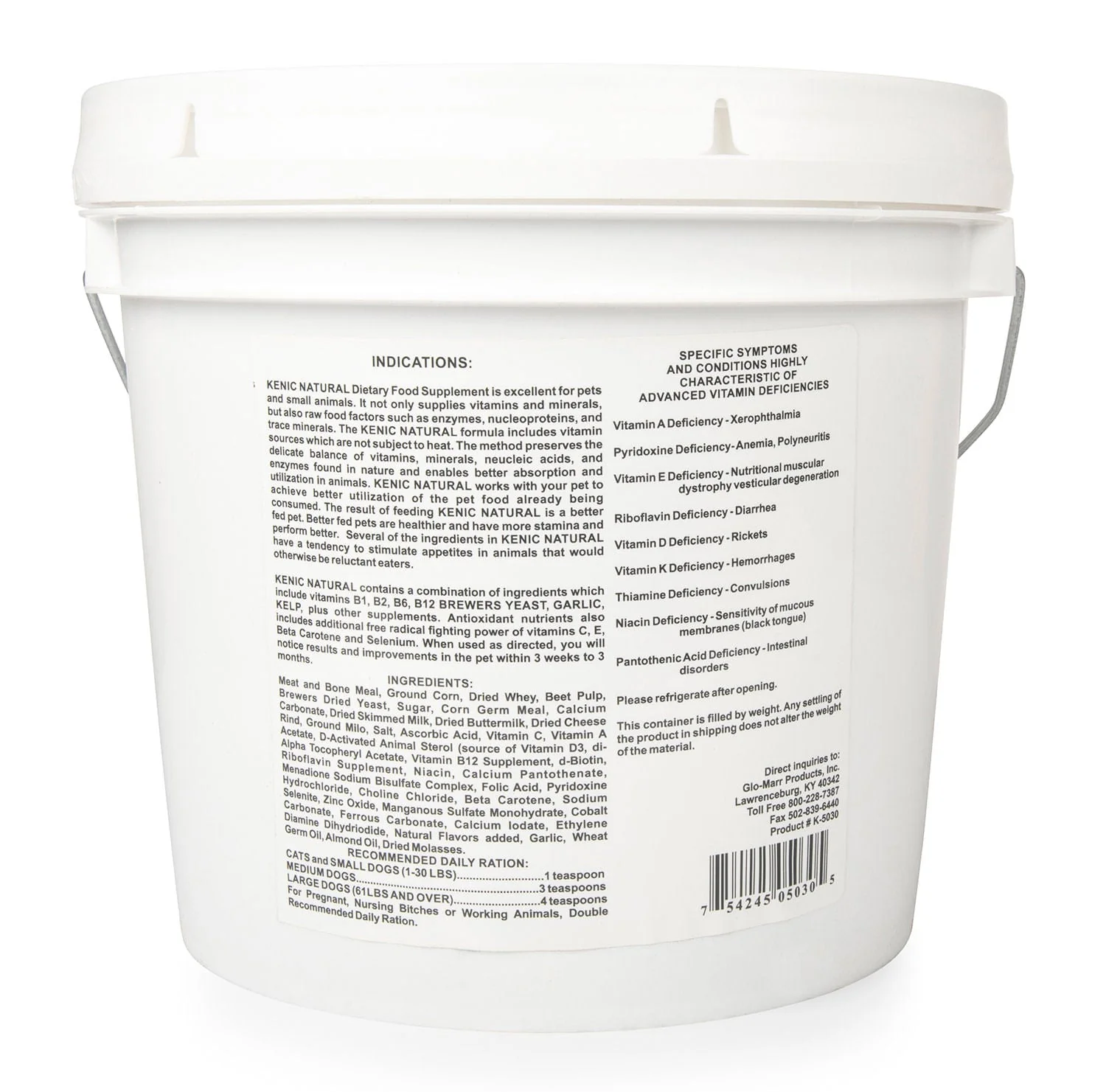 Kenic Natural Vitamin-Mineral Coat Conditioning Supplement for Dogs & Cats - Image 3