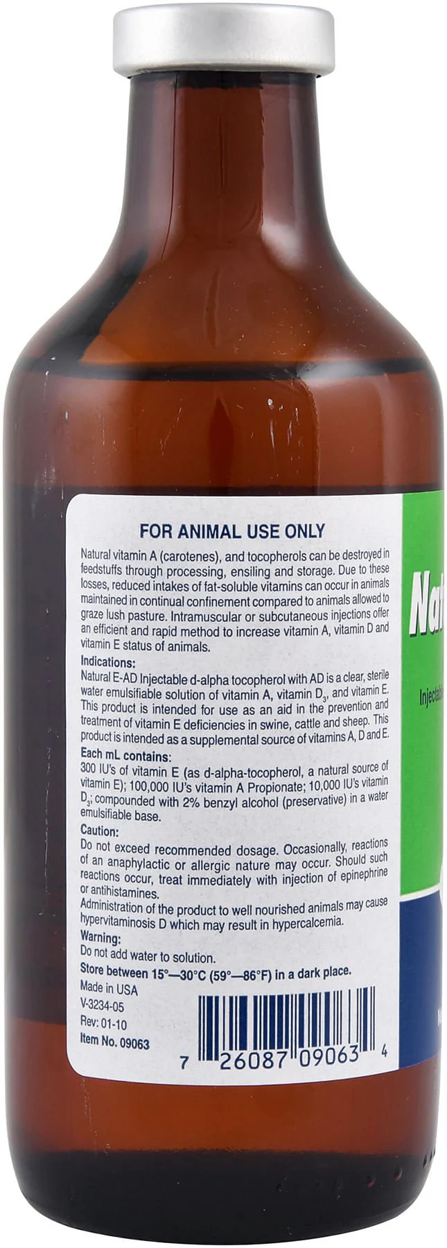 Injectable Vitamin E, A, D-300 for Beef & Dairy Cattle, 250 ml - Image 3