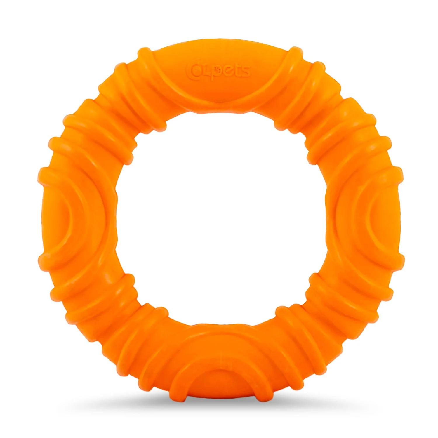 Jeffers Wavy Ring Tugger Natural Rubber Dog Chew Toy for Tug, Fetch & Dental Support - Image 8