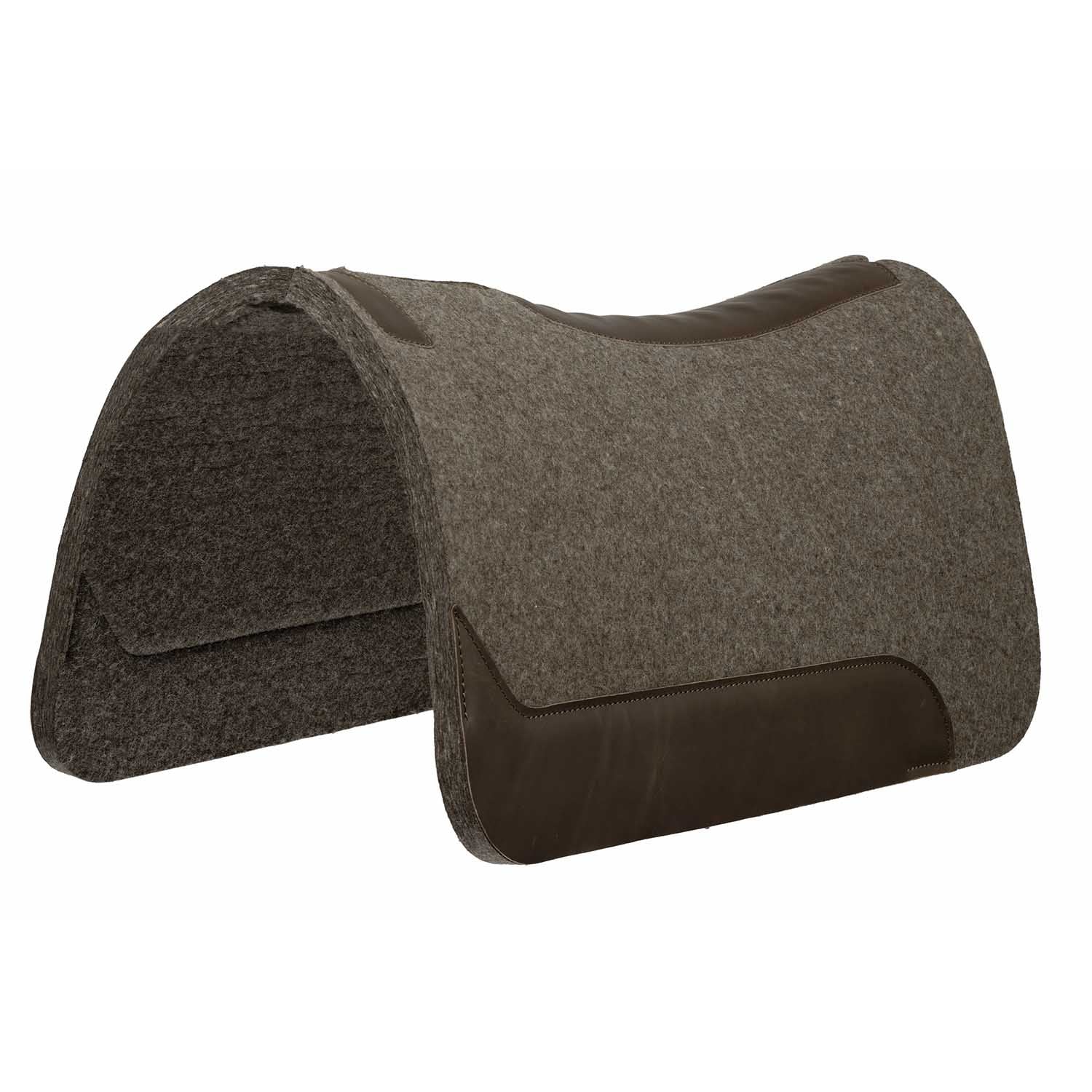 Weaver 100% Wool Contoured Horse Saddle Pad, 31" x 32" x 3/4"