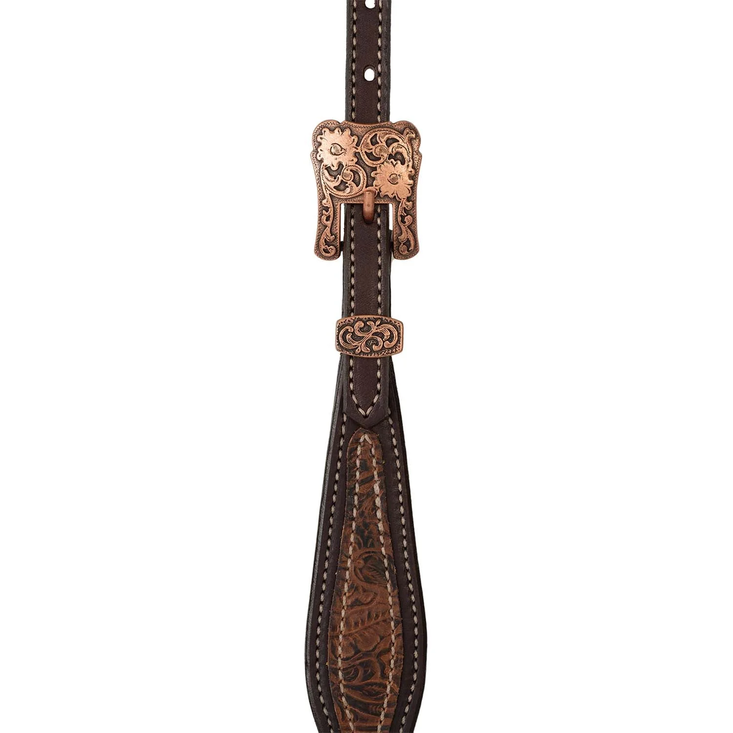 Weaver Western Floral Leather Browband Headstall for Horses - Image 2