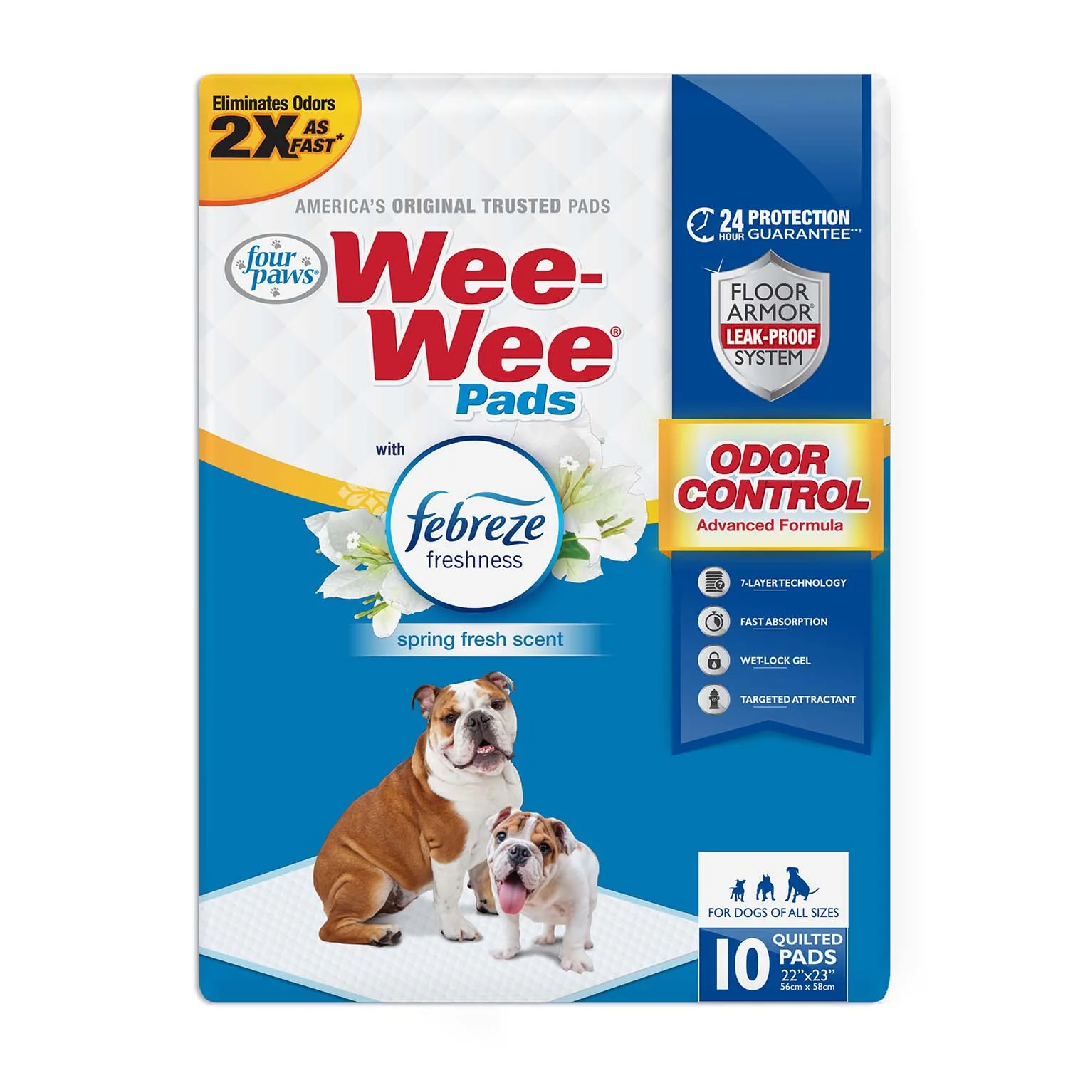 Wee-Wee Odor Control Dog Training Pads with Febreze Freshness - Image 12
