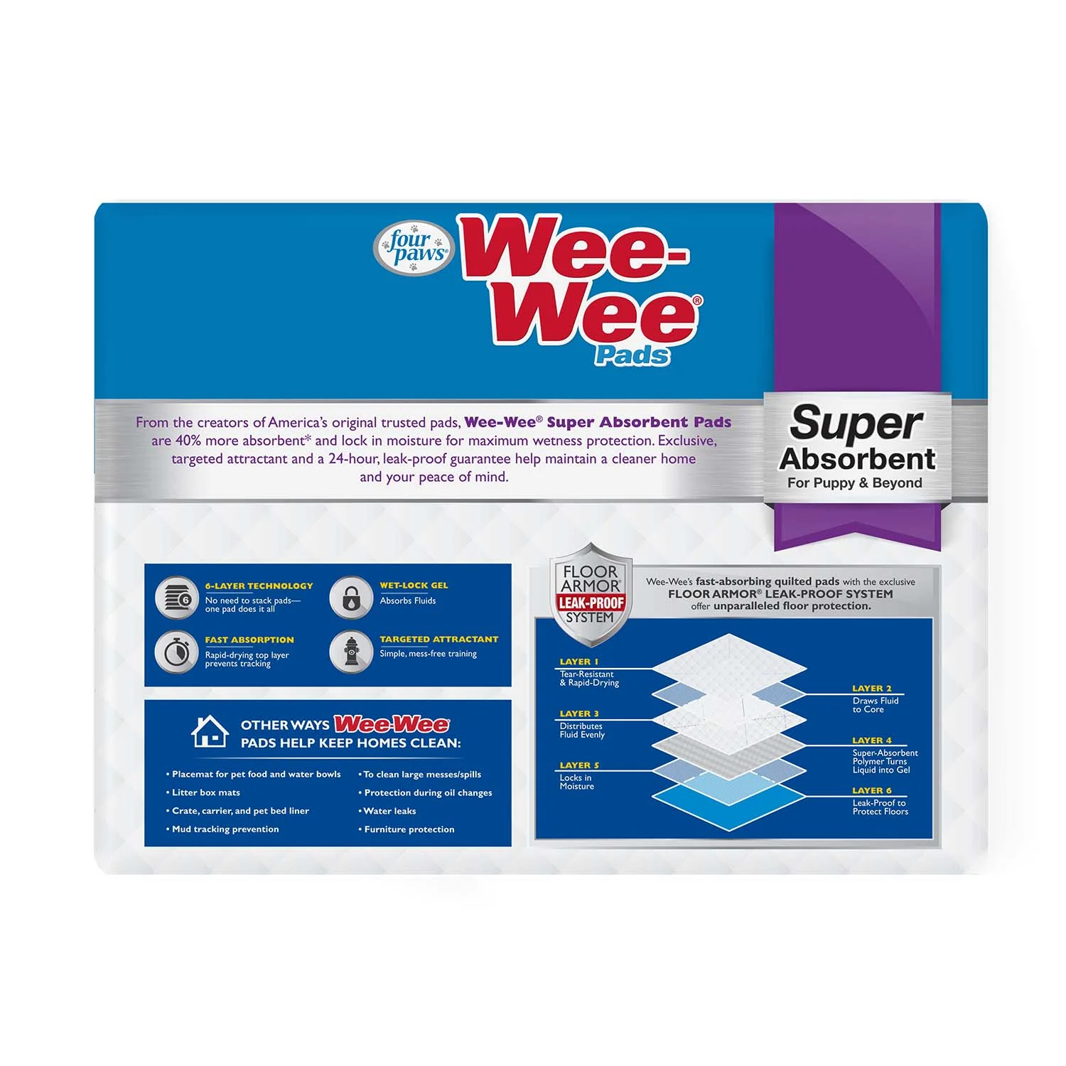Wee-Wee Super Absorbent Pads for Dogs - Image 3