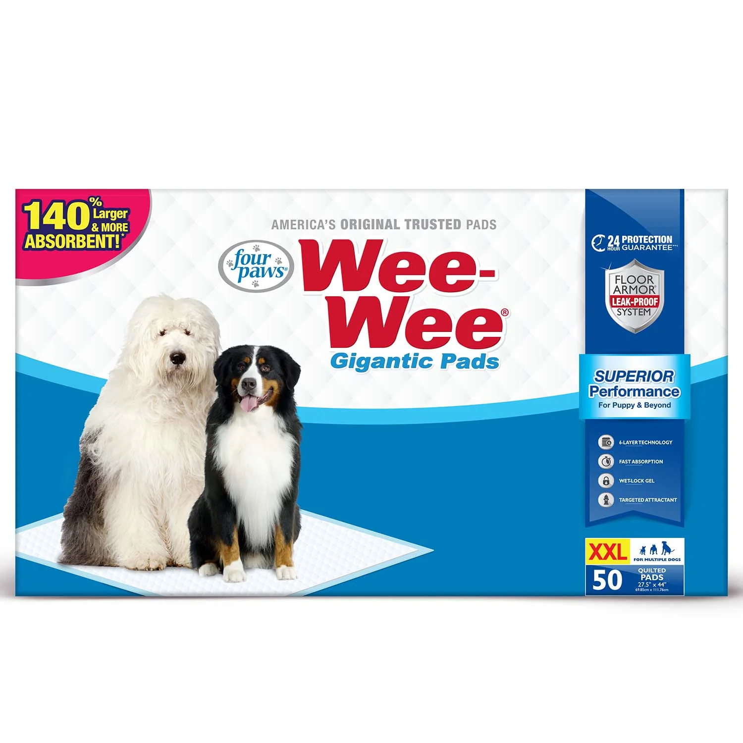 Wee-Wee Superior Performance Gigantic Dog Pee Pads - Image 12