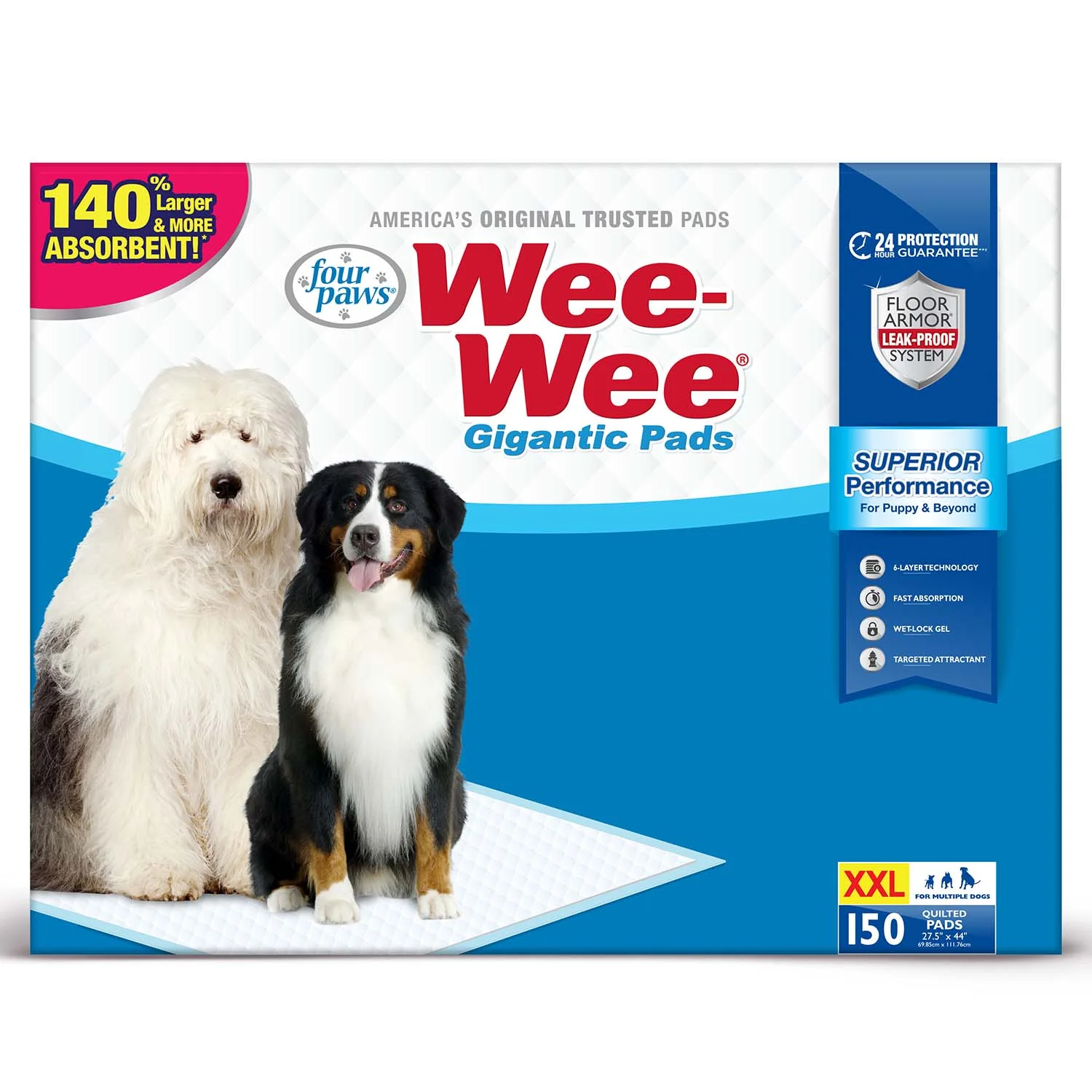 Wee-Wee Superior Performance Gigantic Dog Pee Pads - Image 9