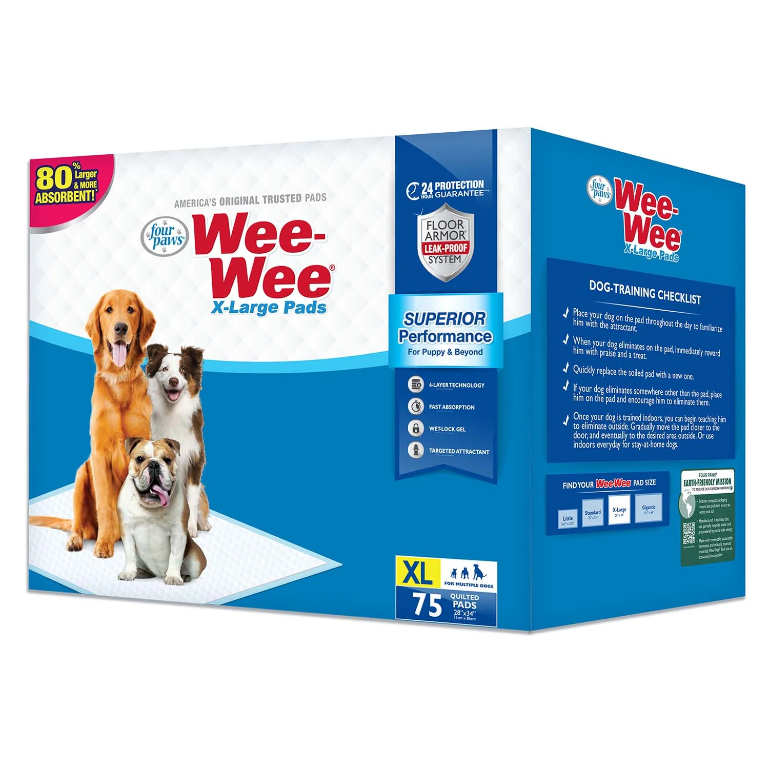Wee-Wee Superior Performance X-Large Dog Pee Pads - Image 16