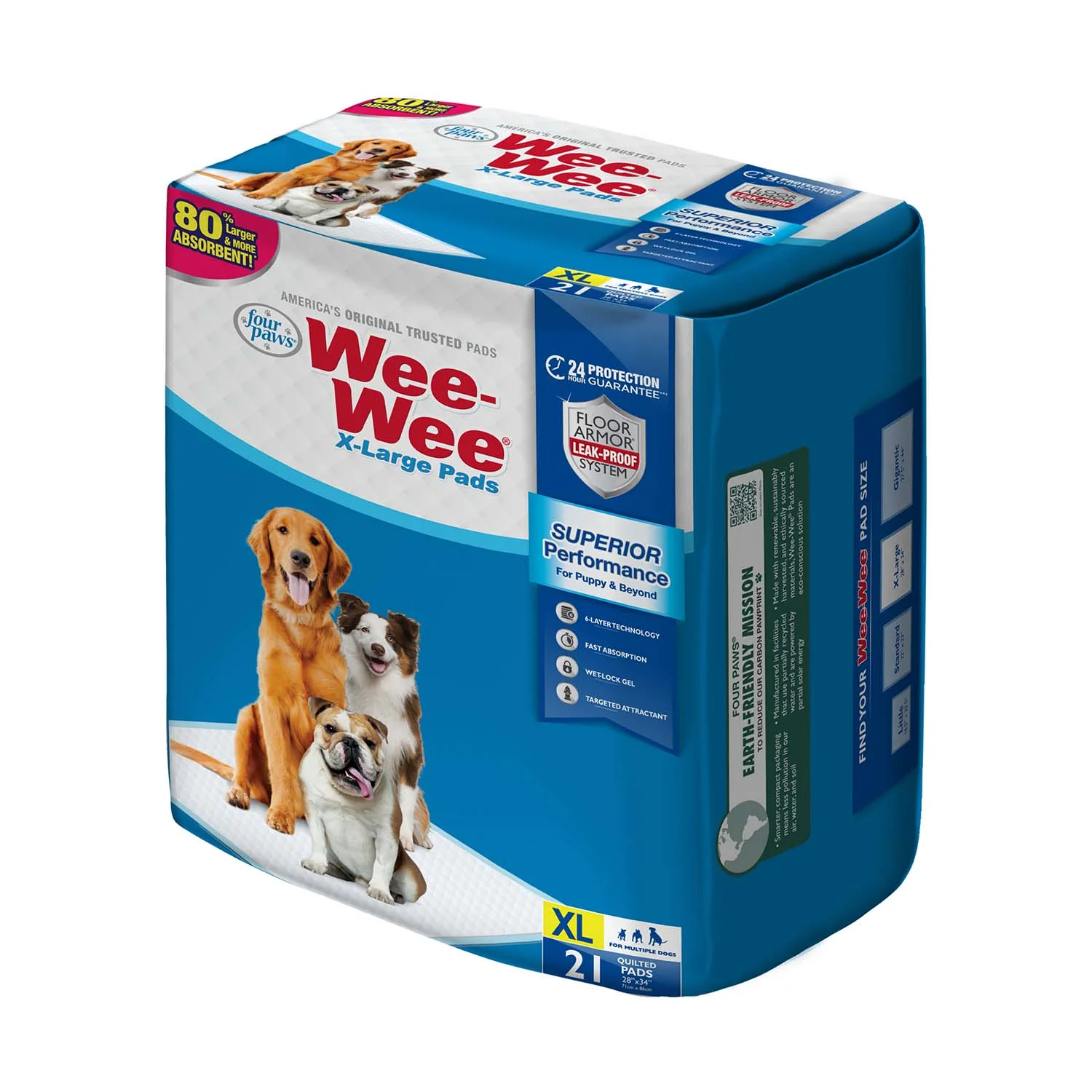 Wee-Wee Superior Performance X-Large Dog Pee Pads - Image 2