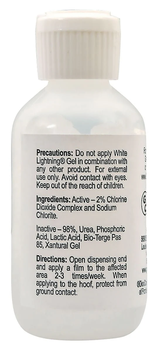 White Lightning Hoof Gel, 2 oz - Image 2
