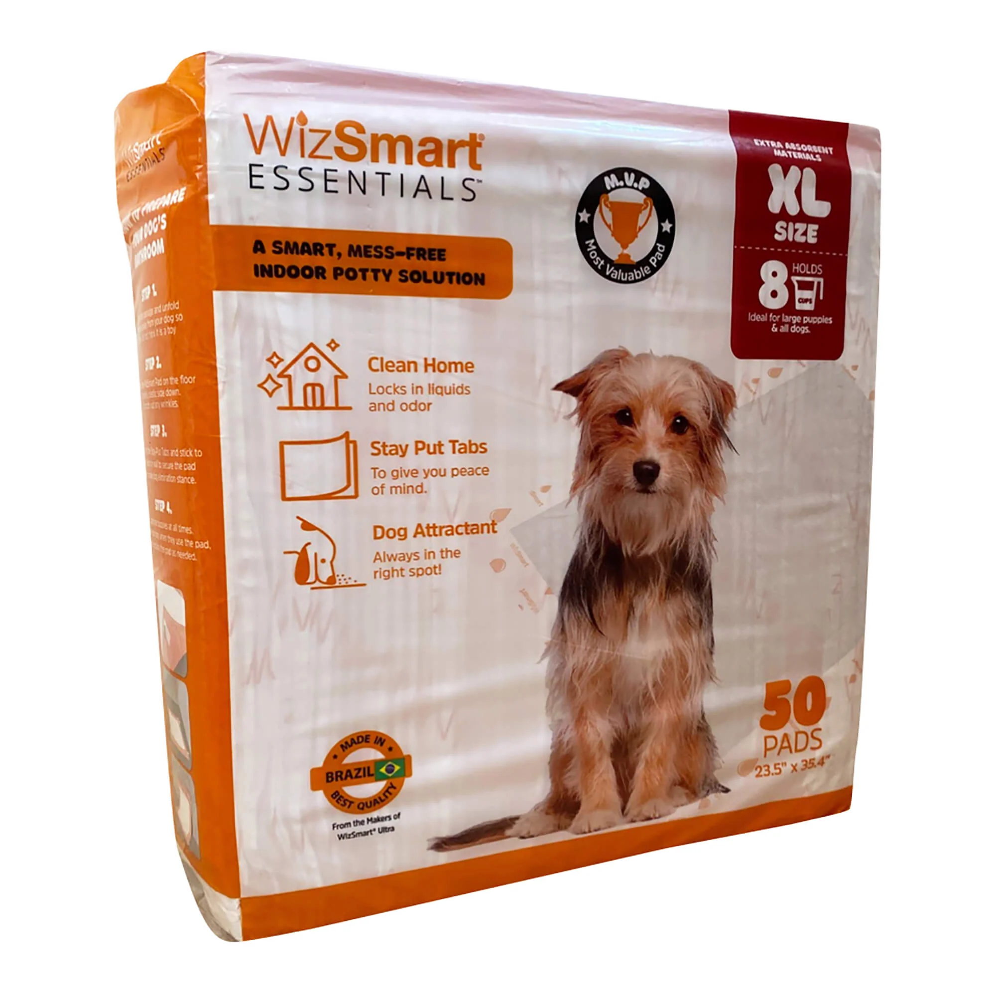 WizSmart Essentials Training Pads with Attractant for Dogs & Puppies, XL - Image 5
